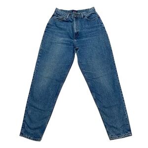 GAP Vintage High Rise Mom Jeans 90s Reverse Fit 12 Long Made in USA